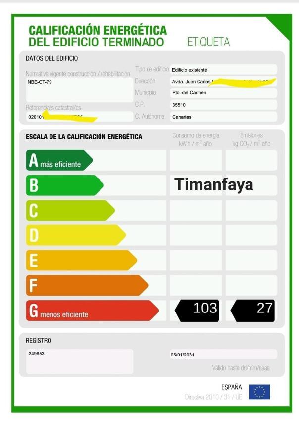 Vivienda Vacacional Timanfaya ปูแอร์โตเดลคาร์เมน ภายนอก รูปภาพ